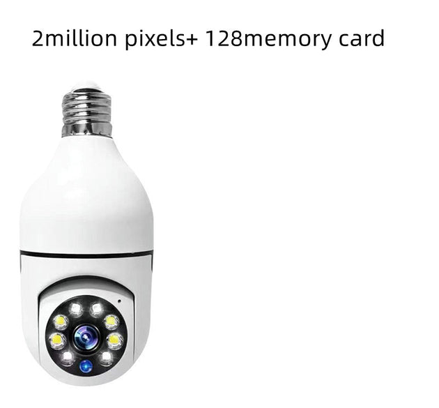 WiFi CAMERA 1080P Bulb 4X Zoom Camera E27 Home 5GWiFi Alarm Monitor