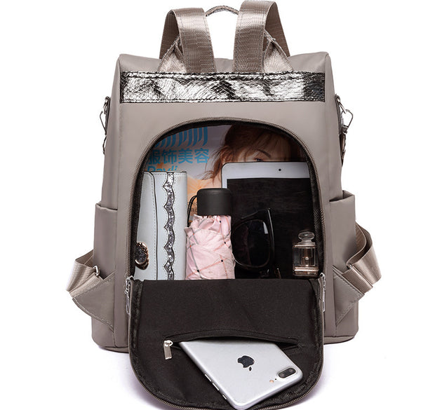 Fashion Stitching Backpack Women