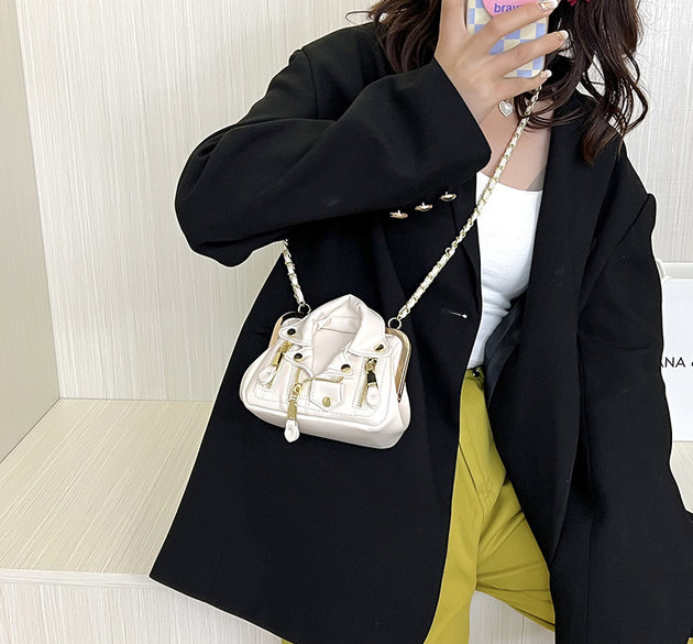 Small Women Retro Fashion One Shoulder Messenger Bag