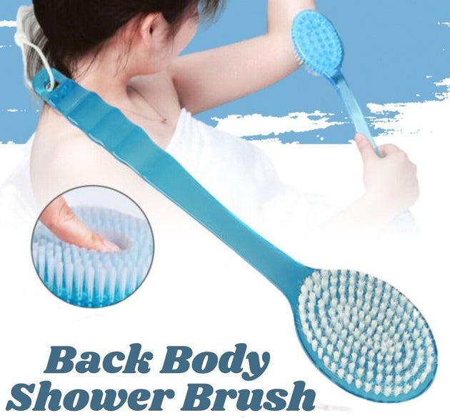 Long Handle Bath Body Brush Soft Back Shower Exfoliating Skin Scrubber Massager